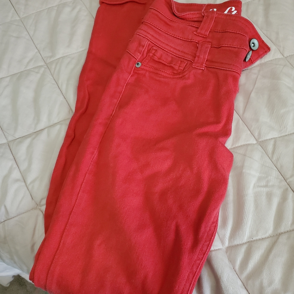 Red jegging